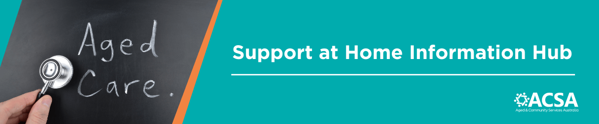 Support at Home Information Hub Banner